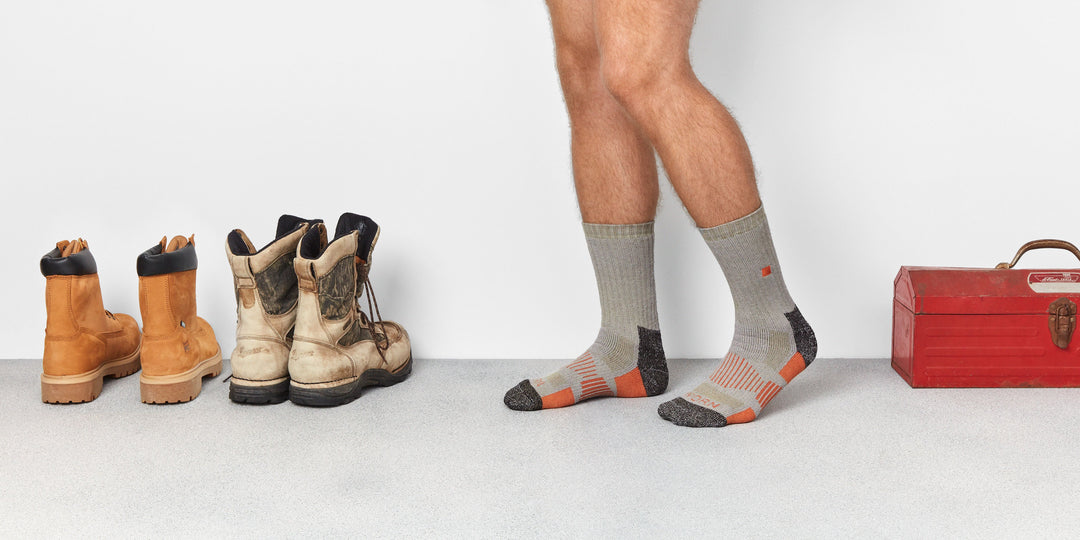 Worn Work Boot Socks Blaze