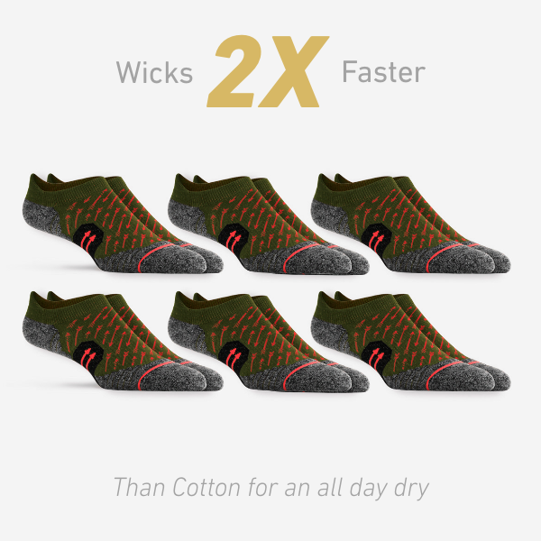 WORN Arrowool™ T3 Ski & Snowboard Sock: Trail and Train Socks